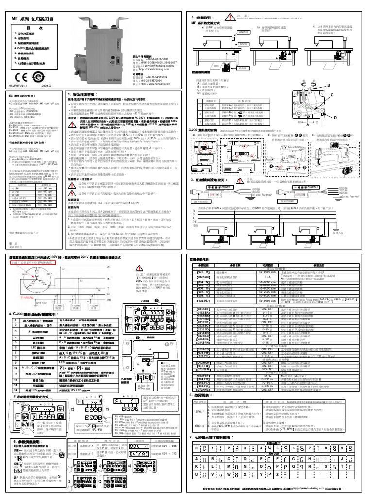 MF Manual TW en | PDF