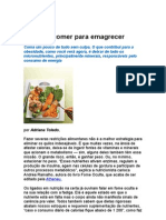 Obesidade - Tem Que Comer Para Emagrecer - Medicina Preventiva - Nutrição