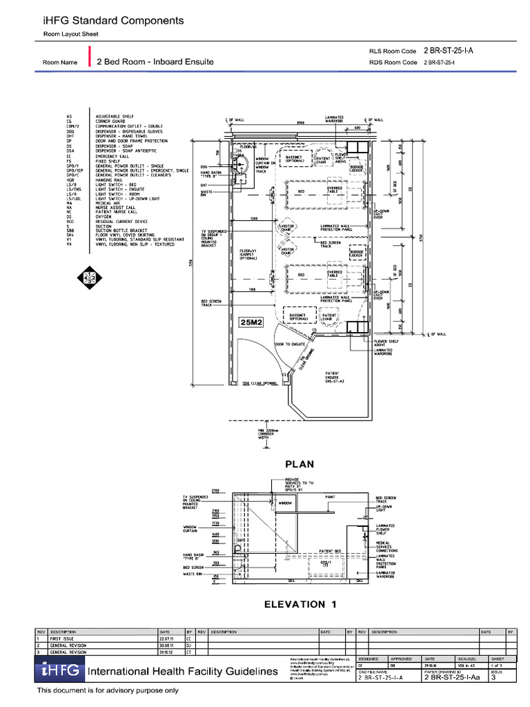 Hospital Bed Layout Sheet | PDF