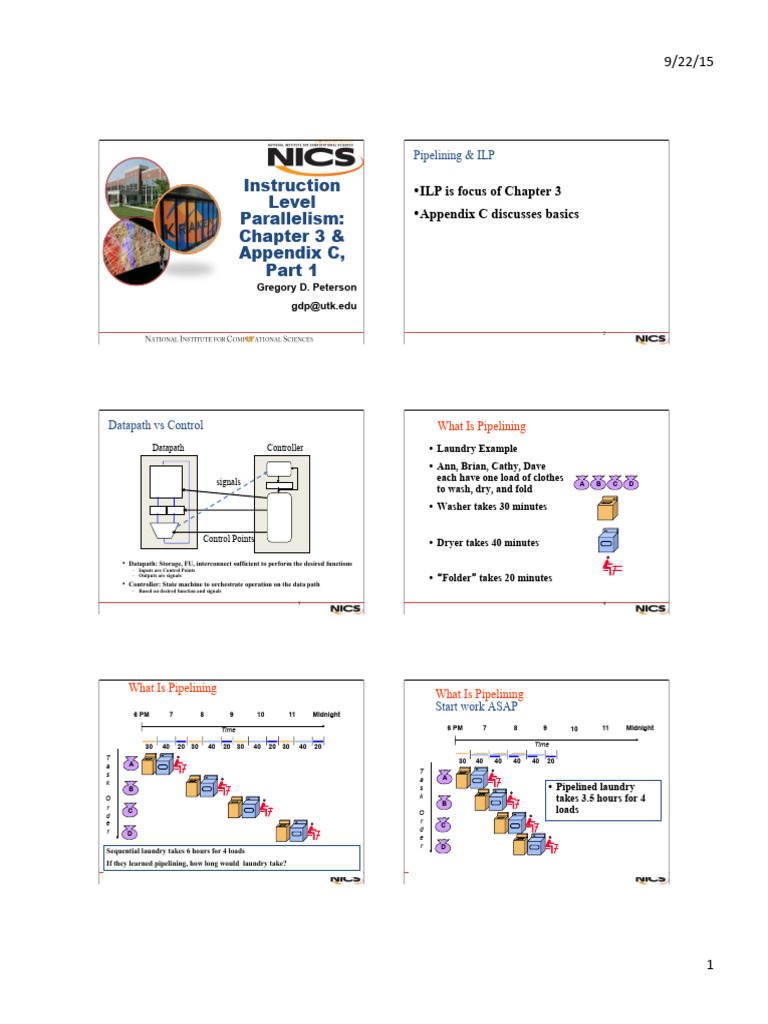 Pipelining and ILP in Computer Architecture | PDF | Computing ...