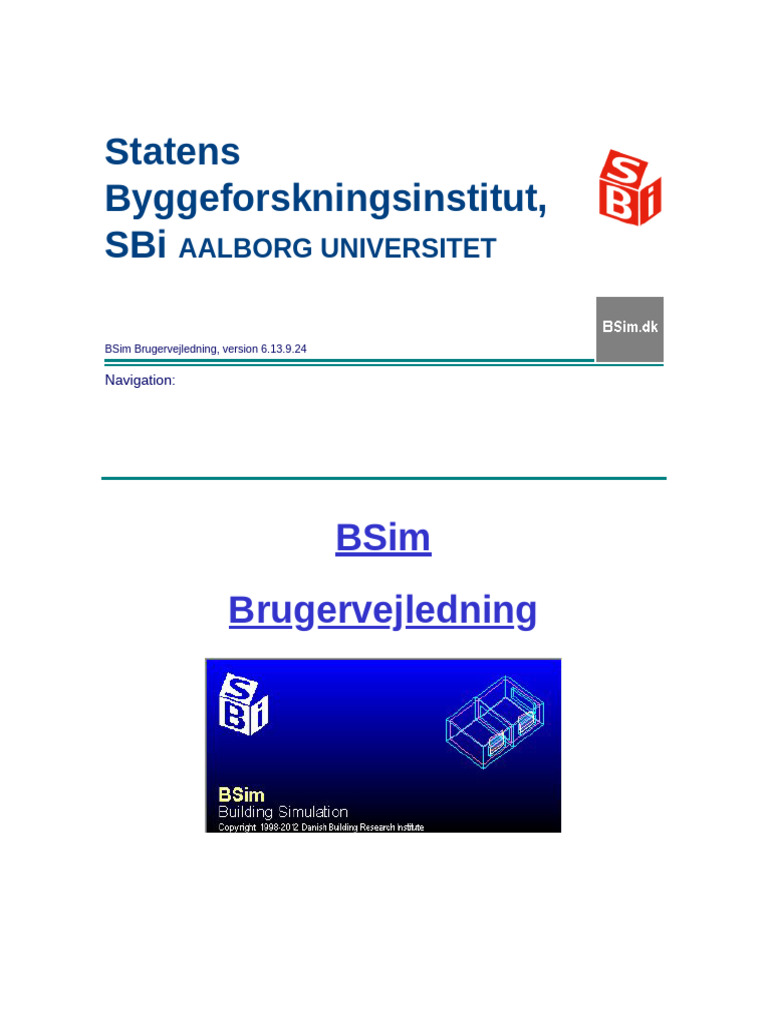 Bsim Brugervejledning 2013 | PDF