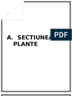 Sectiunea Plante