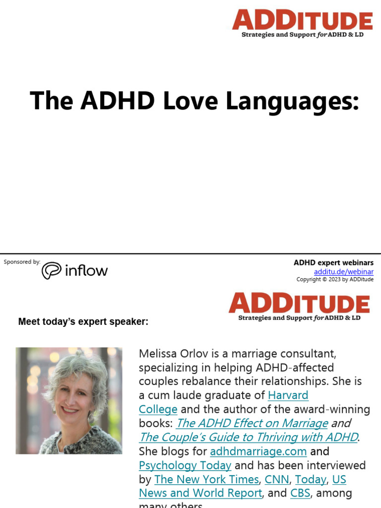 ADHD Love Languages for Couples | PDF | Intimate Relationships ...