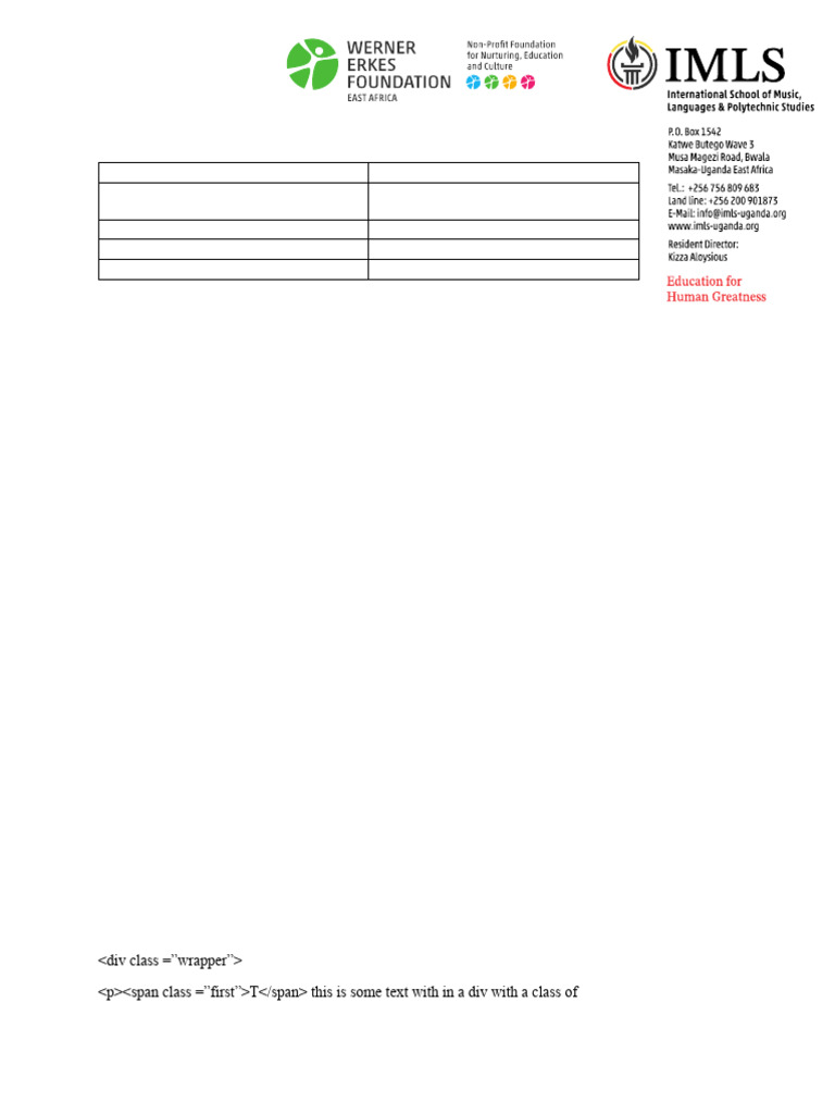HTML and CSS Basics: Key Concepts Explained | PDF | Html Element | Html