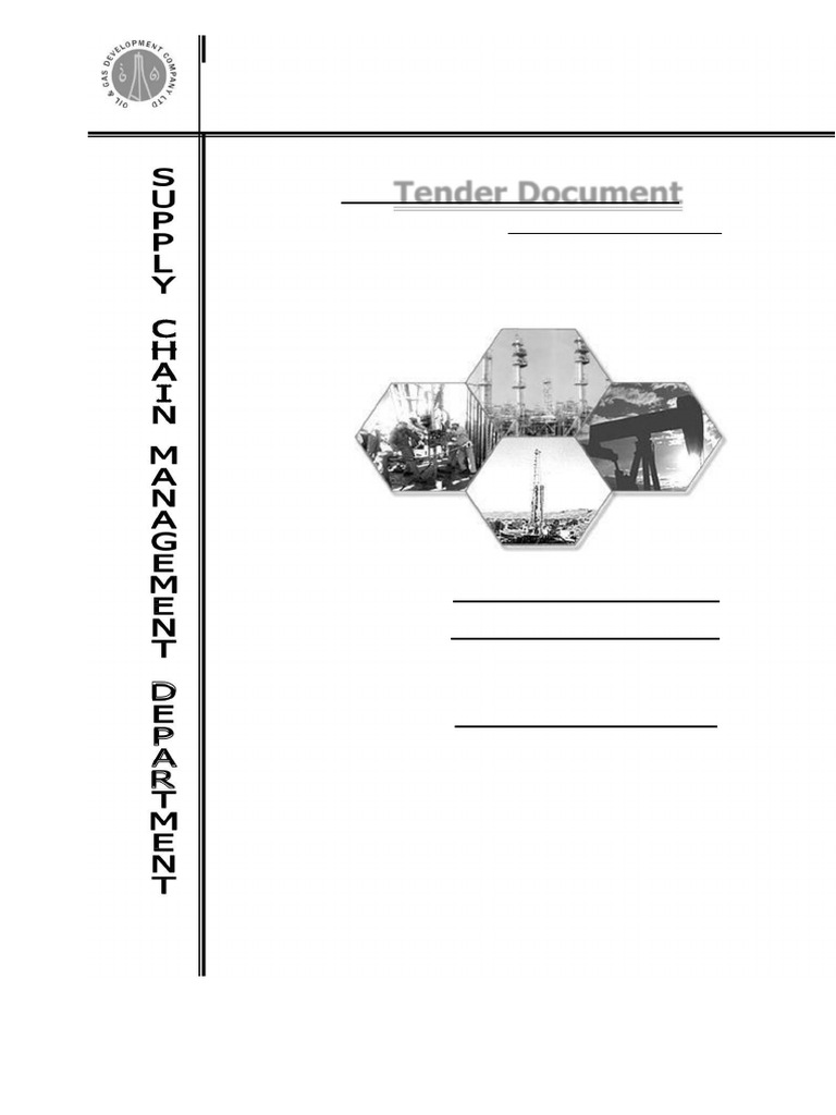 Tender Document For Single Stage One Envelope - 03-04-2023 | PDF ...