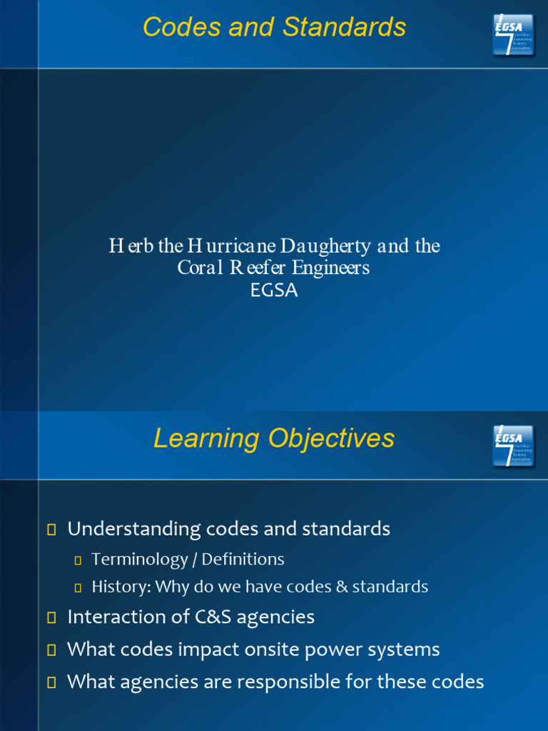 Understanding Codes and Standards in Power Systems | PDF ...