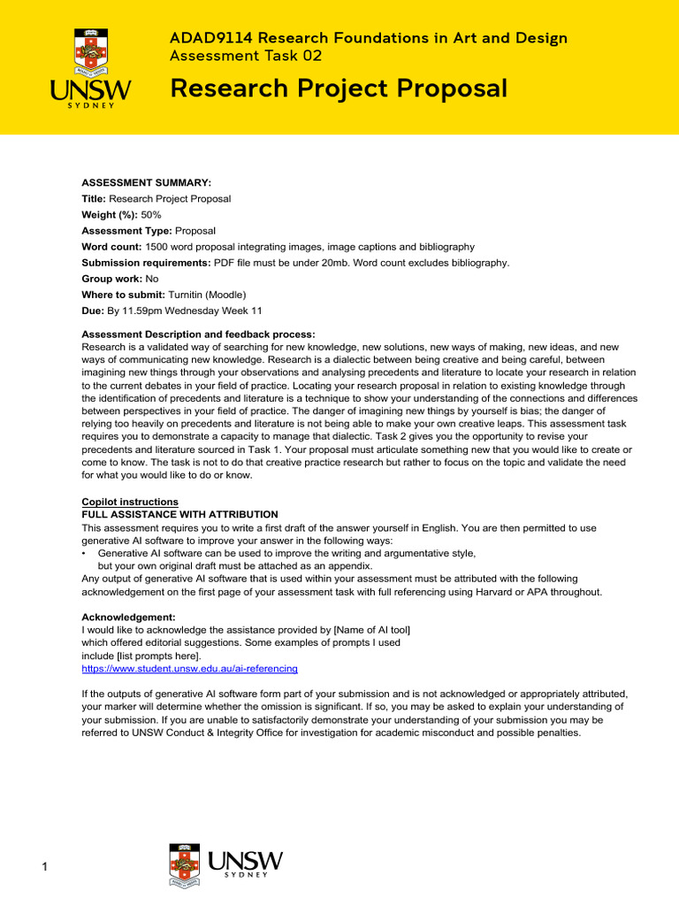 Research Project Proposal Guidelines | PDF | Knowledge | Cognition