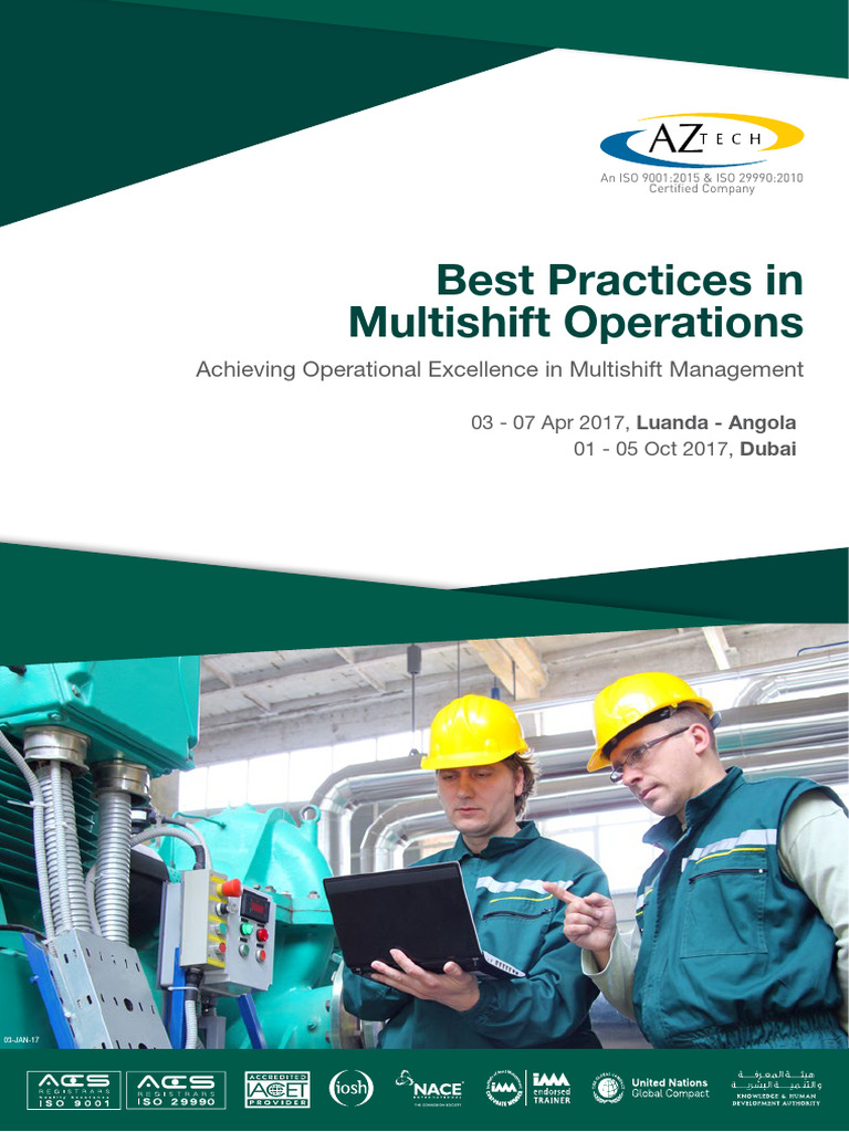 Best Practices in Multishift Operations | PDF | Shift Work | Fee