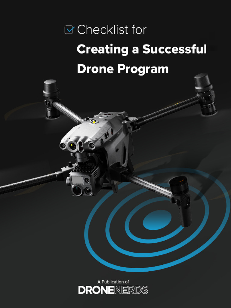 Successful Drone Program Checklist | PDF | Unmanned Aerial Vehicle ...