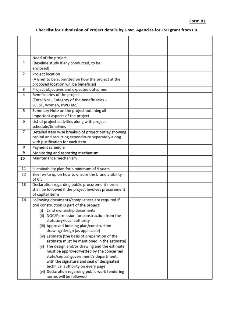 Checklist Govt. Agencies - FINAL | PDF | Justice | Crime & Violence