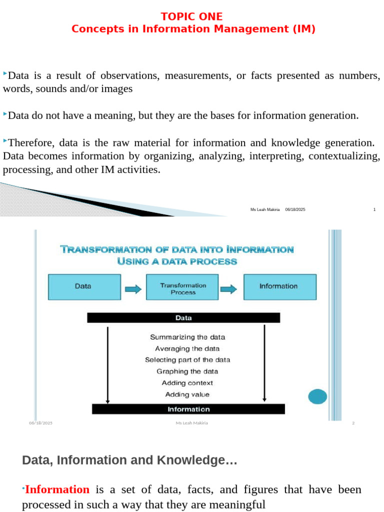 Understanding Data to Wisdom Cycle | PDF | Computer Network | Computer ...