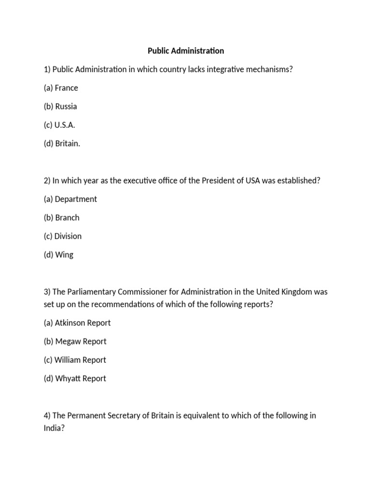Question Paper 4 | PDF