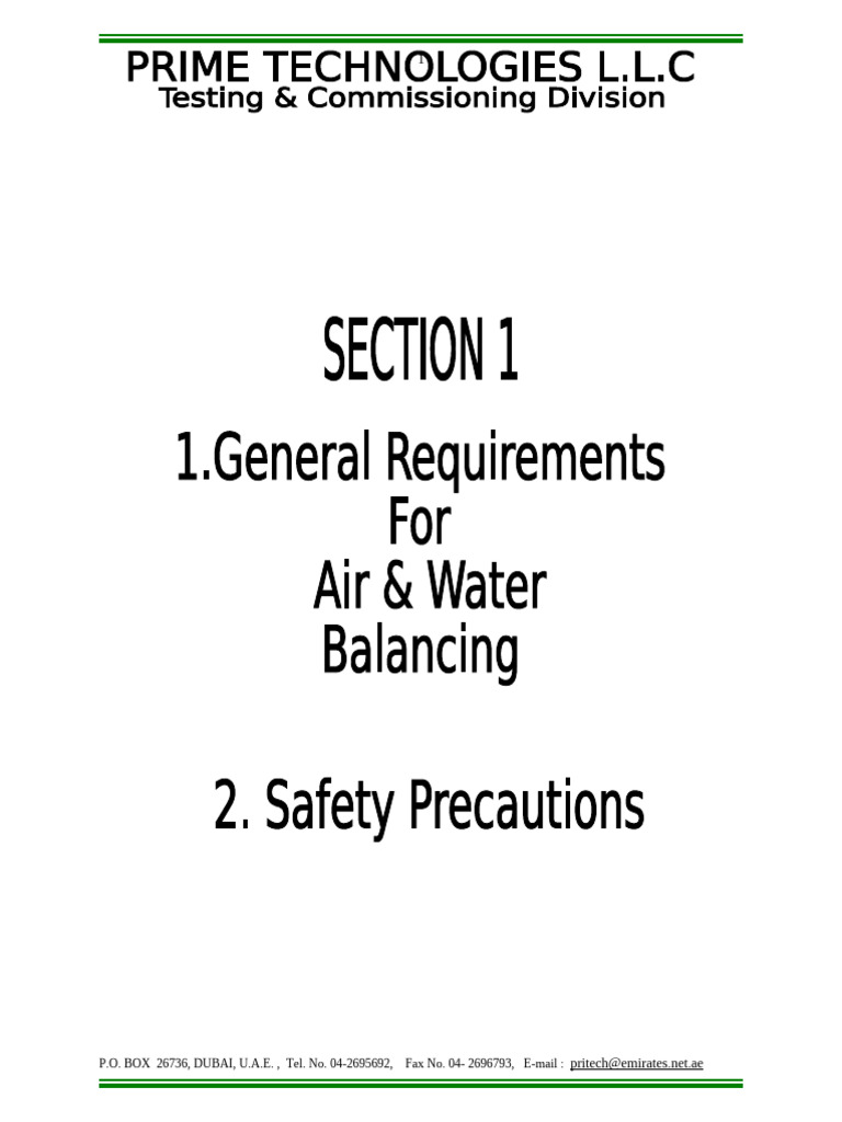 HVAC Testing & Commissioning Guide | PDF | Duct (Flow) | Pump