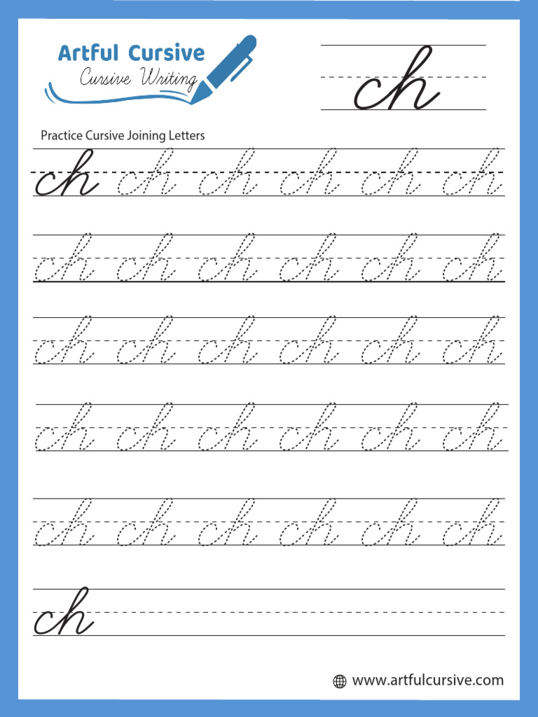 CH in Cursive | PDF