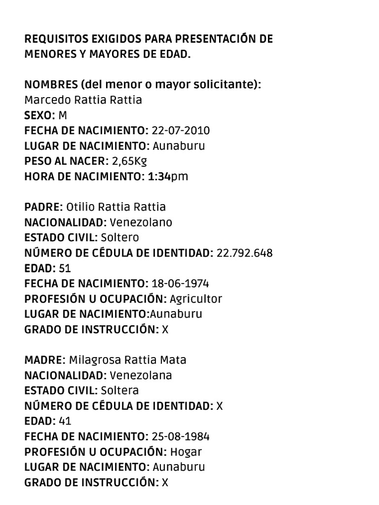 Requisitos para Partidas de Nacimiento - 20250531 - 124652 - 0000 | PDF
