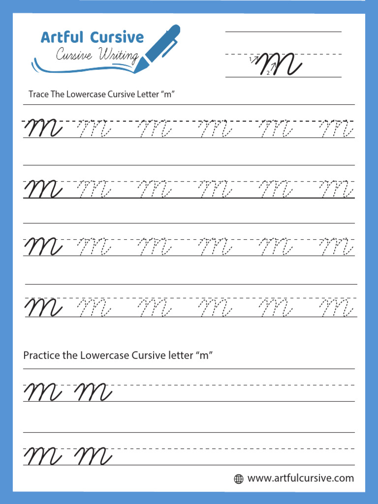 Practice Lowercase Cursive 