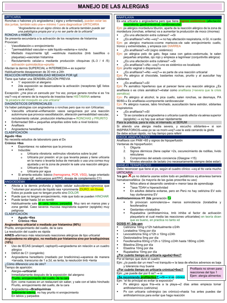 Alergia S Pdf Alergia Asma