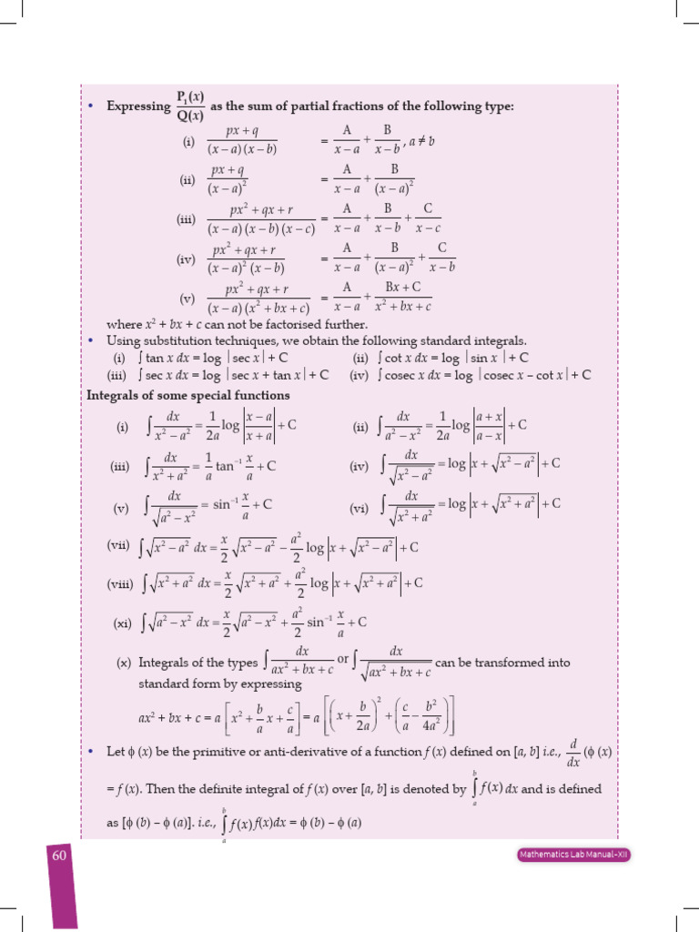 Mathematics Lab Manual Xii Pages 2 | PDF | Line (Geometry) | Euclidean ...