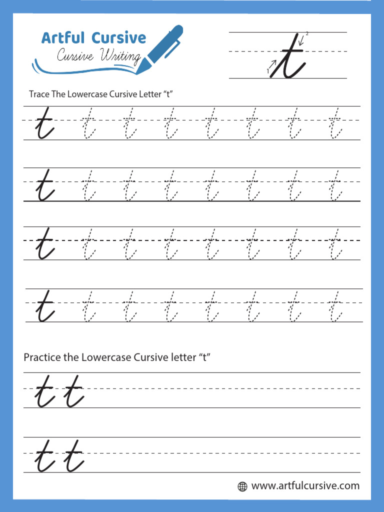 Cursive T | PDF