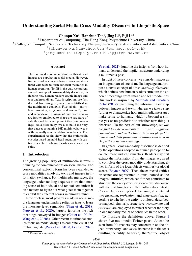 2022.findings Emnlp.182 | PDF | Annotation | Information