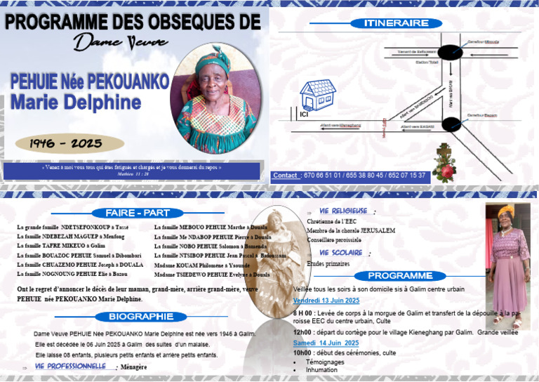 OBSEQUES Maman de Pierre | PDF