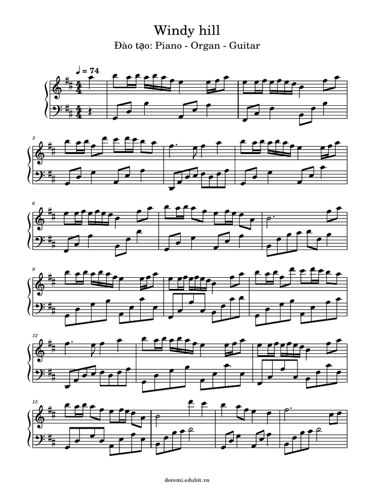 Windy Hill Piano Sheet Music PDF | PDF