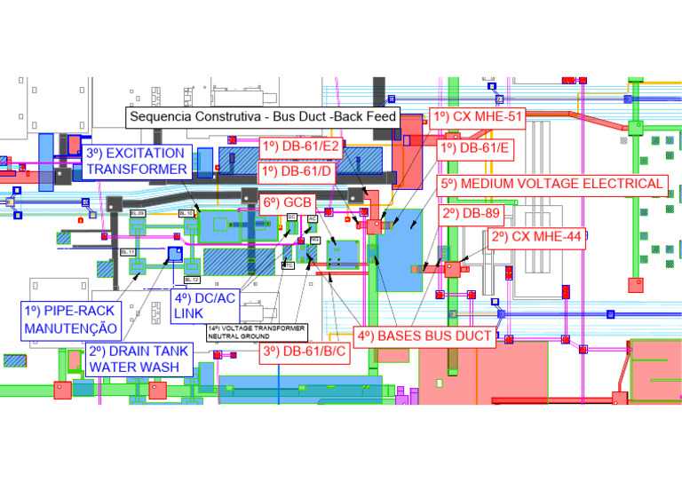 Bus Duct Construction Sequence Guide | PDF