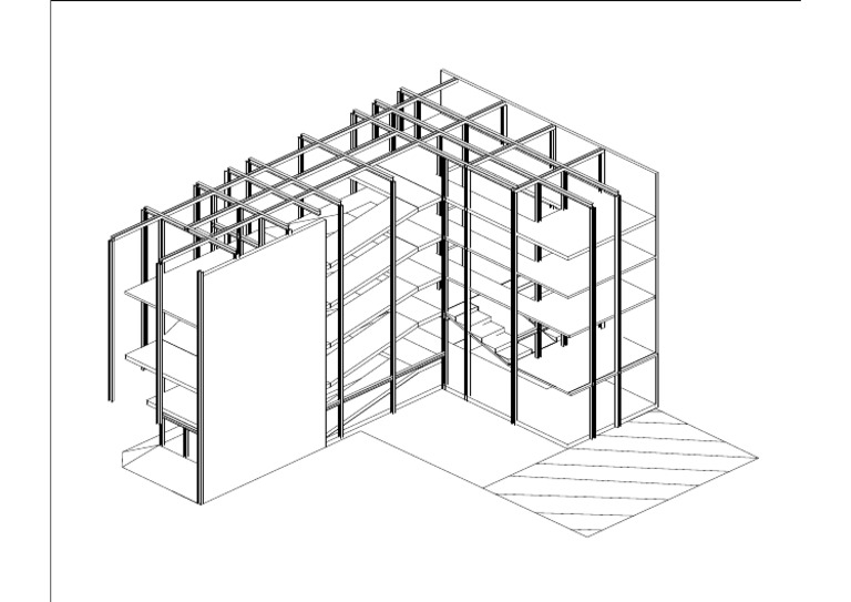 Axo Fondo Estructura-Modelo Lineas | PDF