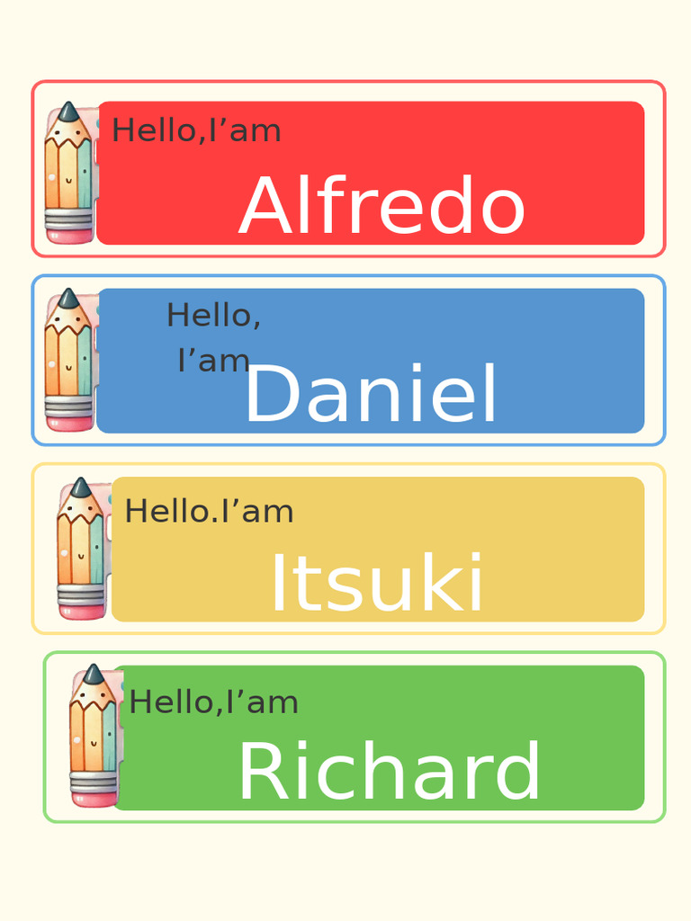 Name Tag | PDF