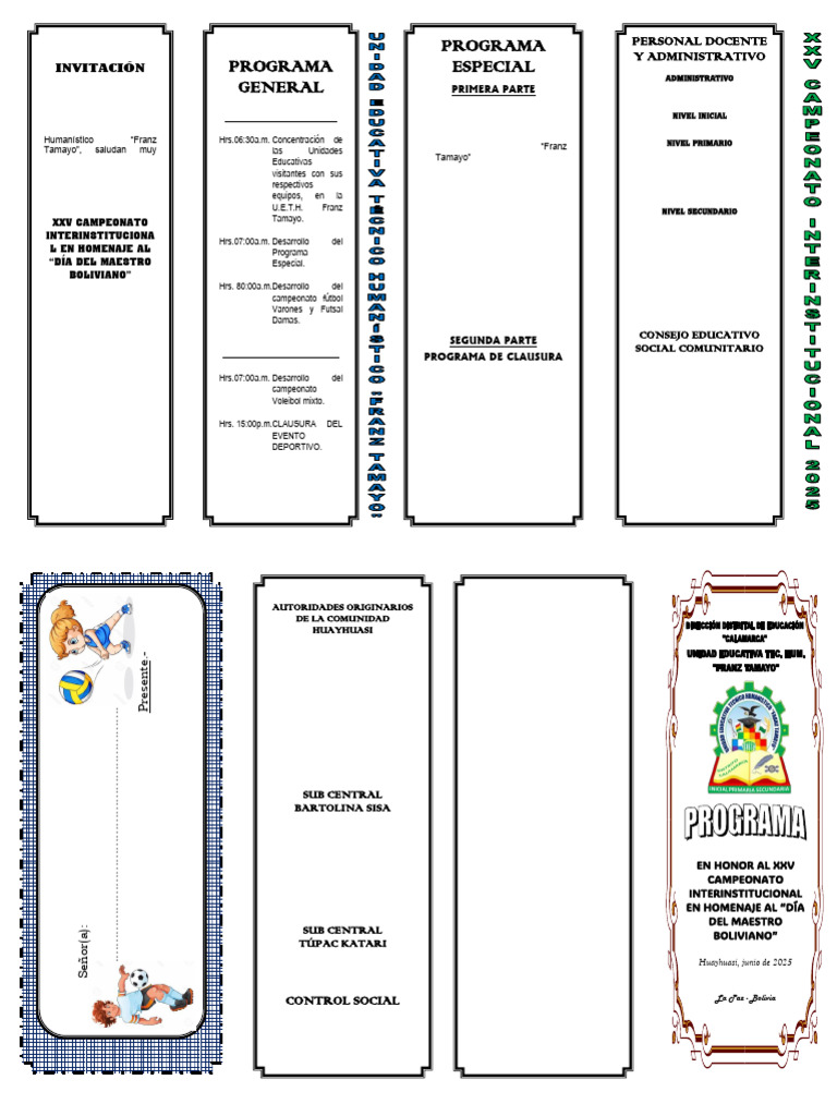 Programa U.E.T.H. | PDF | Bolivia