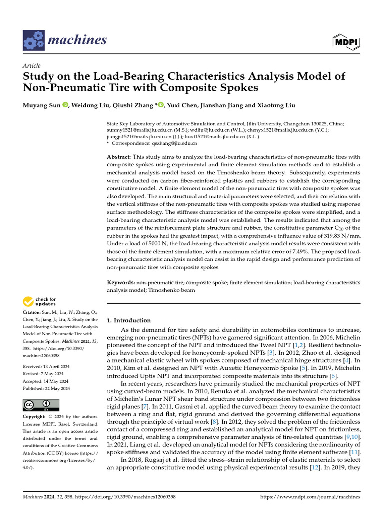 Study On The Load-Bearing Characteristics Analysis | PDF | Stress ...
