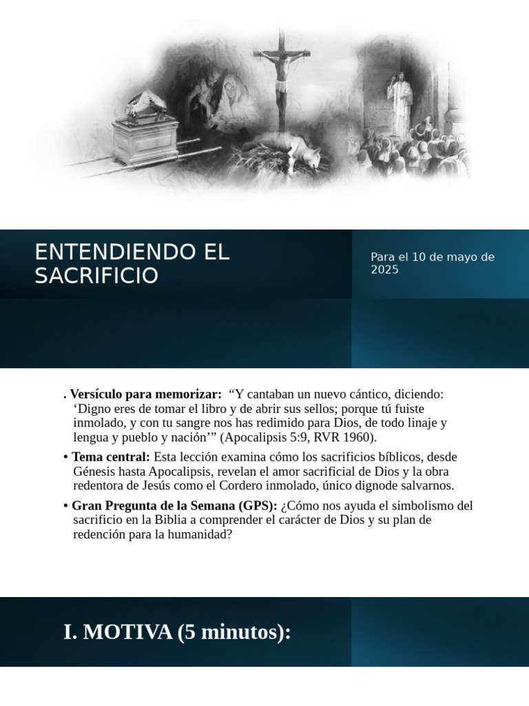 Sacrificio en la Biblia y Redención | PDF
