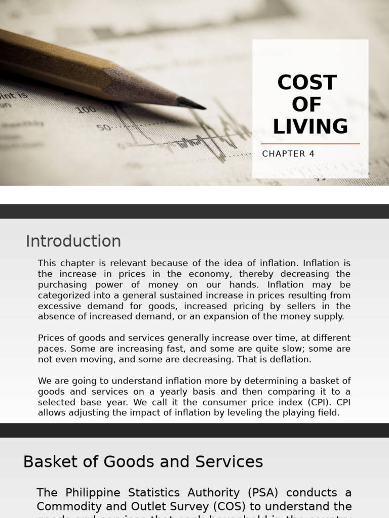 ECO2-Cost of Living | PDF | Cost Of Living | Consumer Price Index