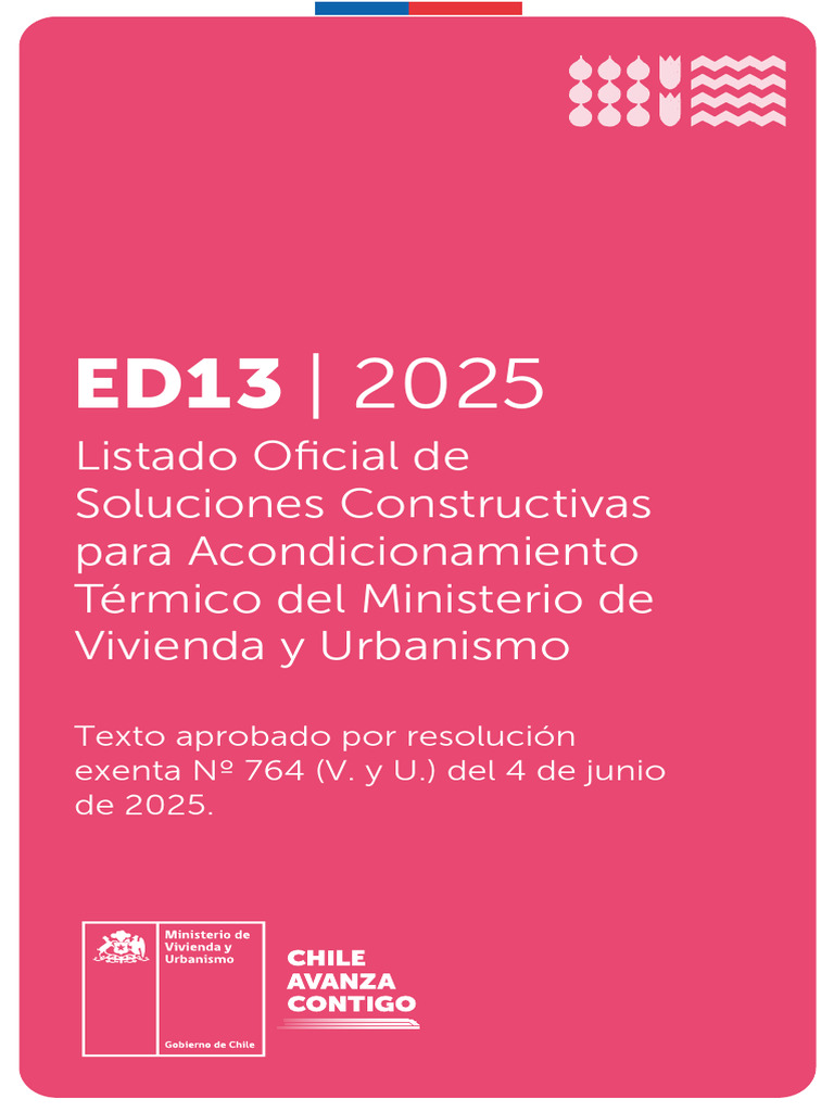 Soluciones Térmicas MINVU 2025 | PDF | pared | Aislamiento térmico