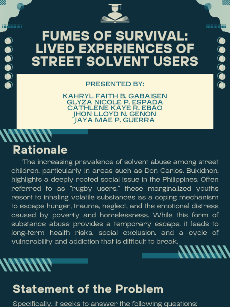 Street Solvent Abuse: Lived Experiences | PDF
