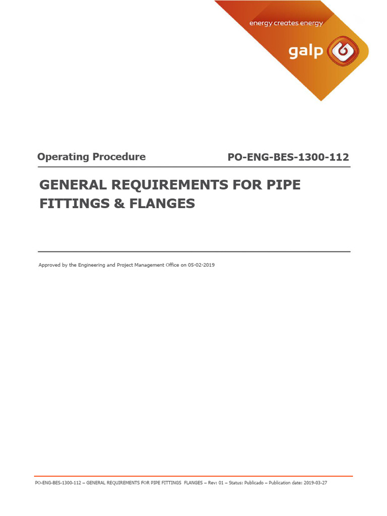 Po-Eng-bes-1300-112 (General Requirements for Pipe Fittings Flanges ...