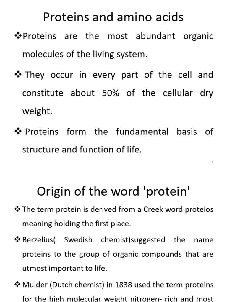 Understanding Proteins and Amino Acids | PDF | Amino Acid | Nucleotides