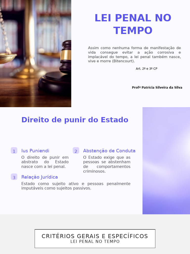 4 Lei Penal No Tempo | PDF | Crimes | Crime e Violência