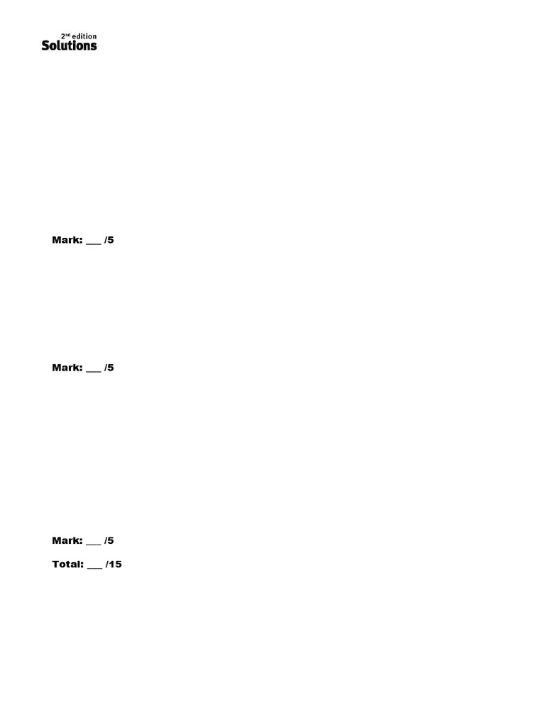 Unit 2 Test B: Grammar & Vocabulary | PDF | Grammar | Linguistics