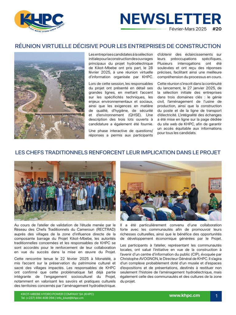 Réunion d'Information sur KHPC 2025 | PDF
