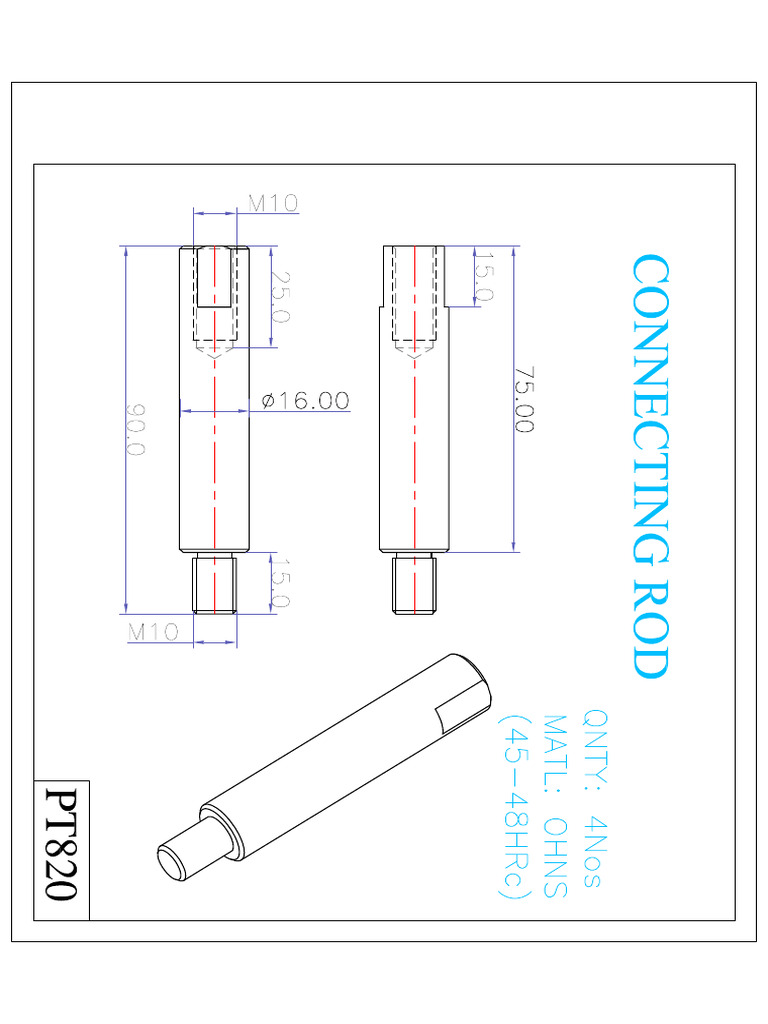 820 Connect Rod | PDF
