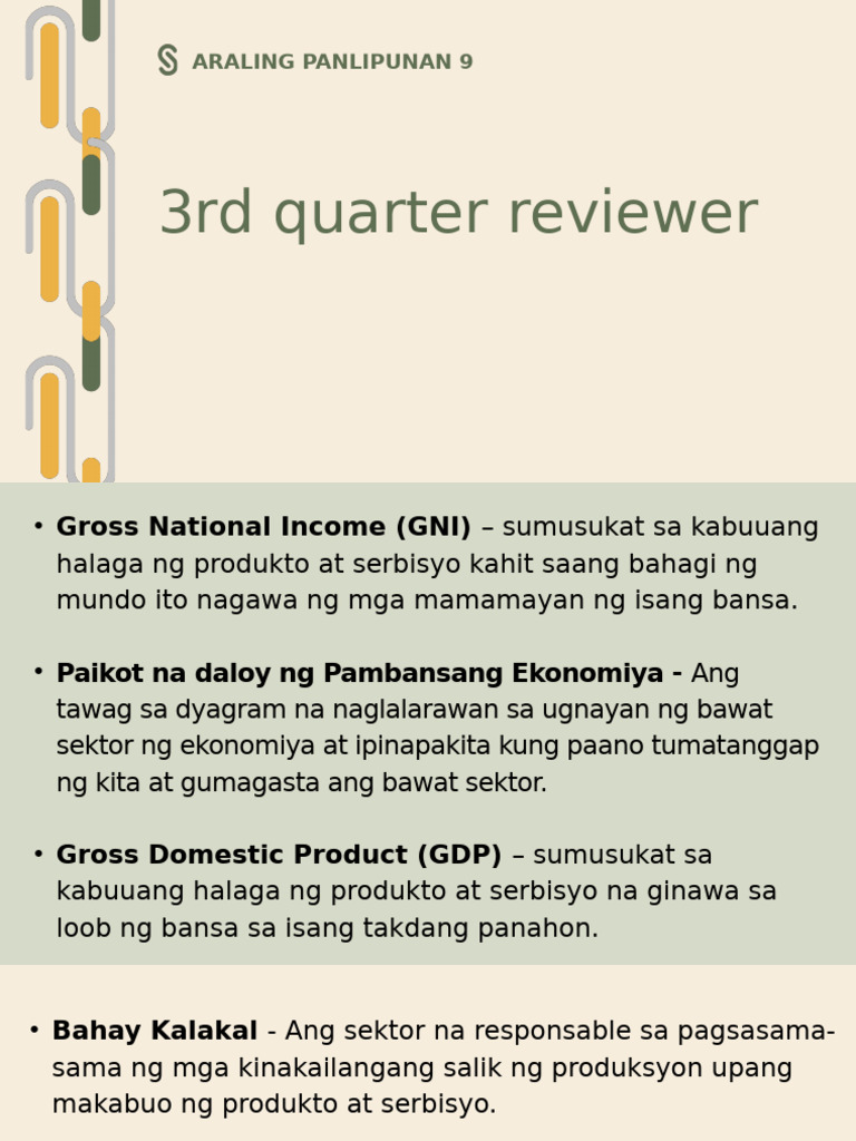 3rd Quarter Reviewer 2 | PDF