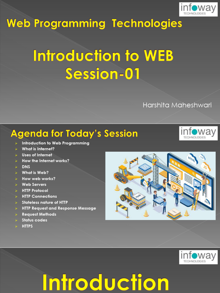 WPT Session(Web Intro and HTML) | PDF | World Wide Web | Internet & Web
