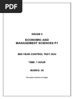 Grade 9 EMS Paper 2 June 2024 | PDF | Demand | Labour Economics