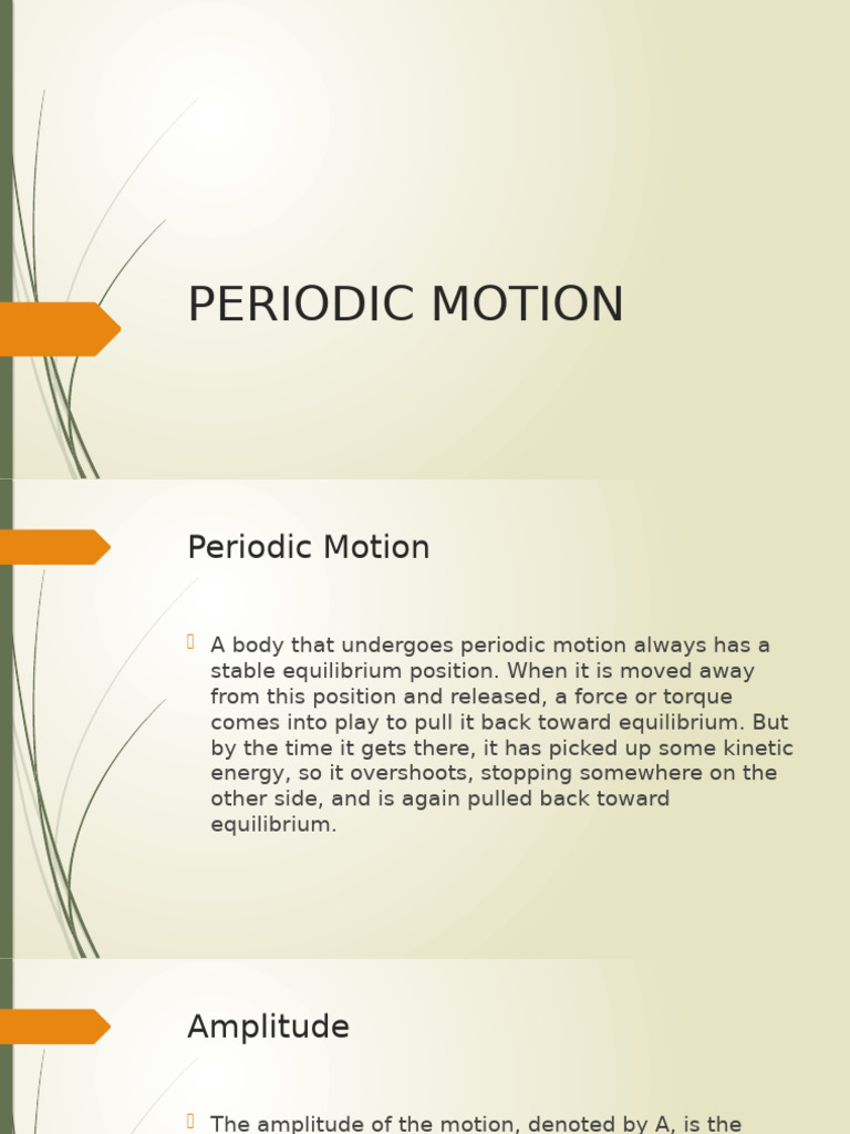 PERIODIC MOTIONhayjajaajajaiaiqjqmamamajzj | PDF