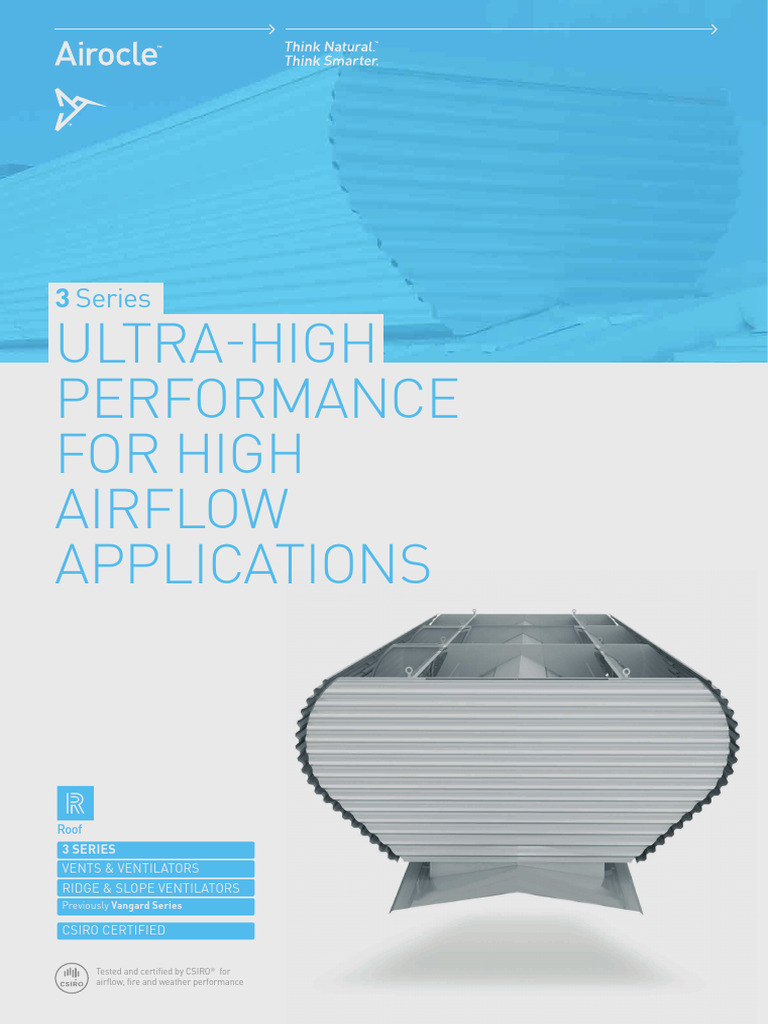 Airocle 3series Web V3 SML | PDF | Ventilation (Architecture) | Roof