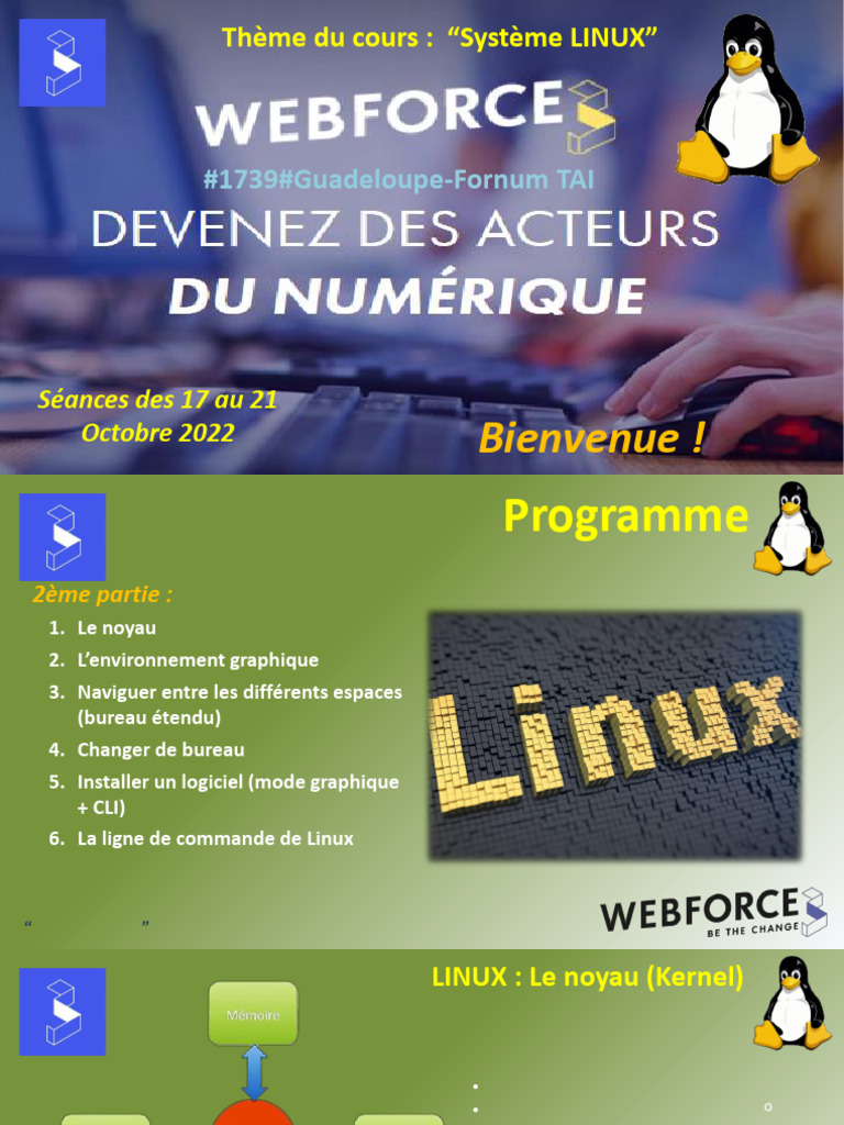 Introduction au Système LINUX | PDF | Linux | Kernel (Système d ...