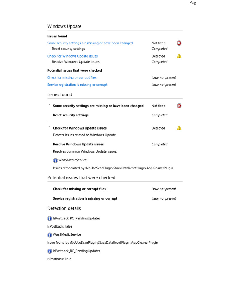 Windows Update Issue Resolution Guide | PDF | Computing | Software
