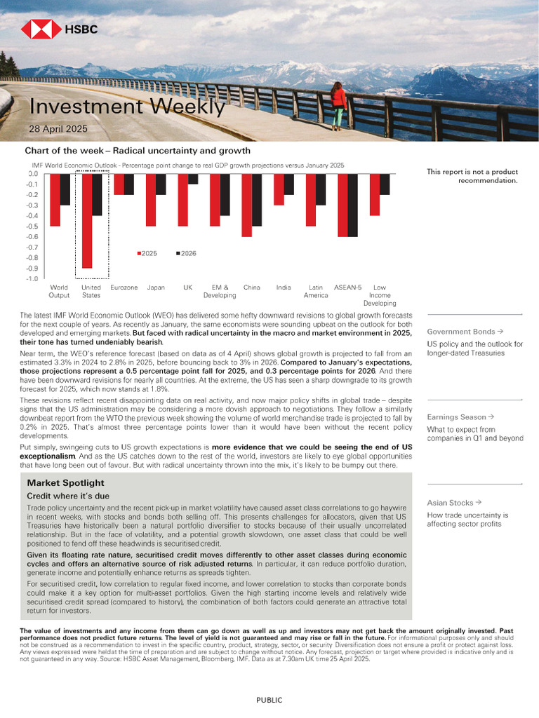 HSBC Investment Weekly Report | PDF | Investing | Risk