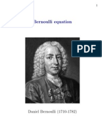 Bernouli's Equation